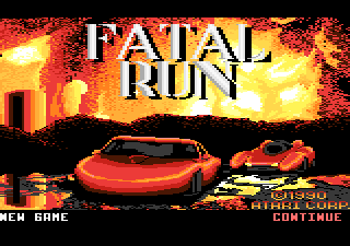 Fatal Run screenshot 6 for Atari 7800
